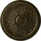 Ekena Millwork Raymond Ceiling Medallion (Fits Canopies up to 5 3/8"), Hand-Painted Green Gold, 18"OD x 1 1/4"P CM18RA2GGS - alternate 1
